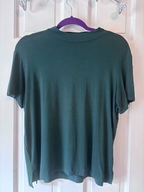 American Eagle Soft & Sexy Crew Tee in Forest Green